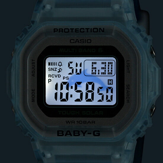 BABY-G カシオ ベビーG レディース 電波 ソーラー デジタル 腕時計 タフソーラー BGD-5650K-2JR Love The Sea And The Earth イルカ【2026 新作】