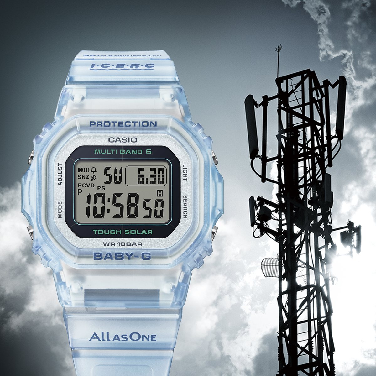 BABY-G カシオ ベビーG レディース 電波 ソーラー デジタル 腕時計 タフソーラー BGD-5650K-2JR Love The Sea And The Earth イルカ【2026 新作】