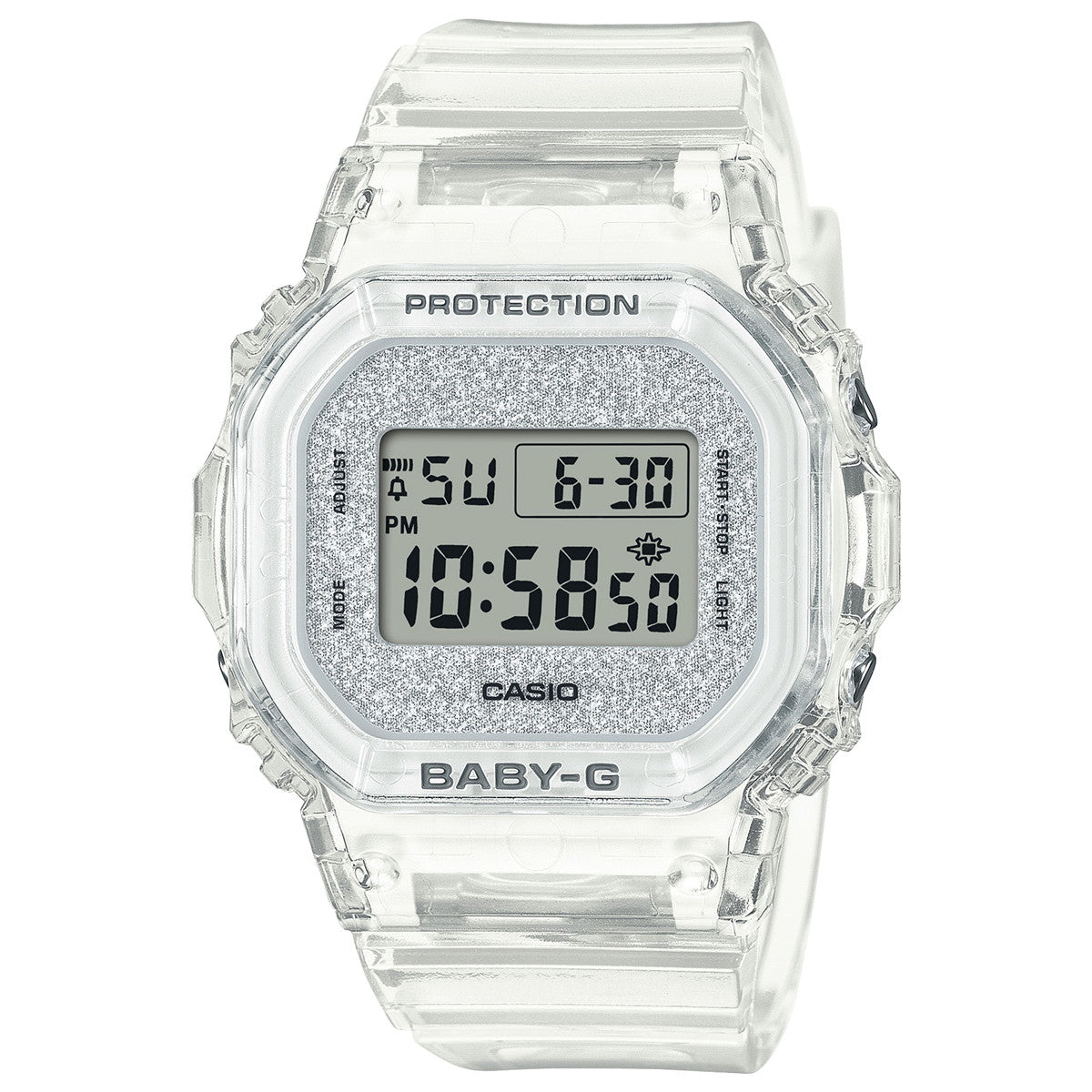 BABY-G カシオ ベビーG レディース 限定モデル デジタル 腕時計 BGD-565GC-7JF クリアスケルトン【2025 新作】