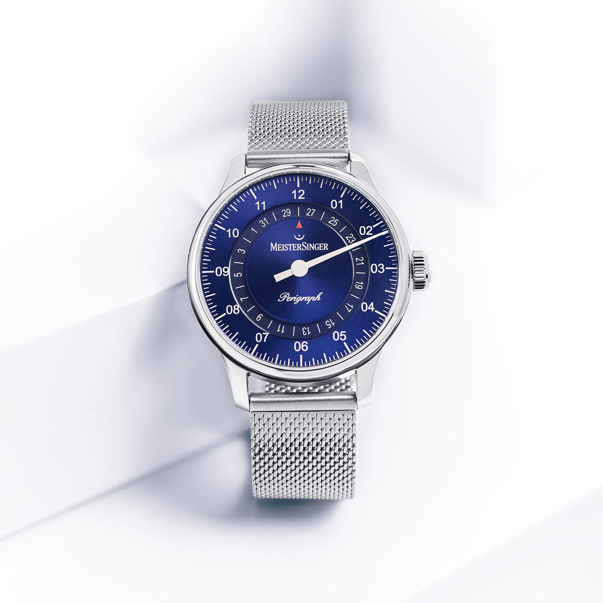 マイスタージンガー MeisterSinger ペリグラフ サンバーストブルー Perigraph Sunburst 自動巻き 腕時計 メンズ レディース BM1108【2026 新作】【60回分割手数料無料！】