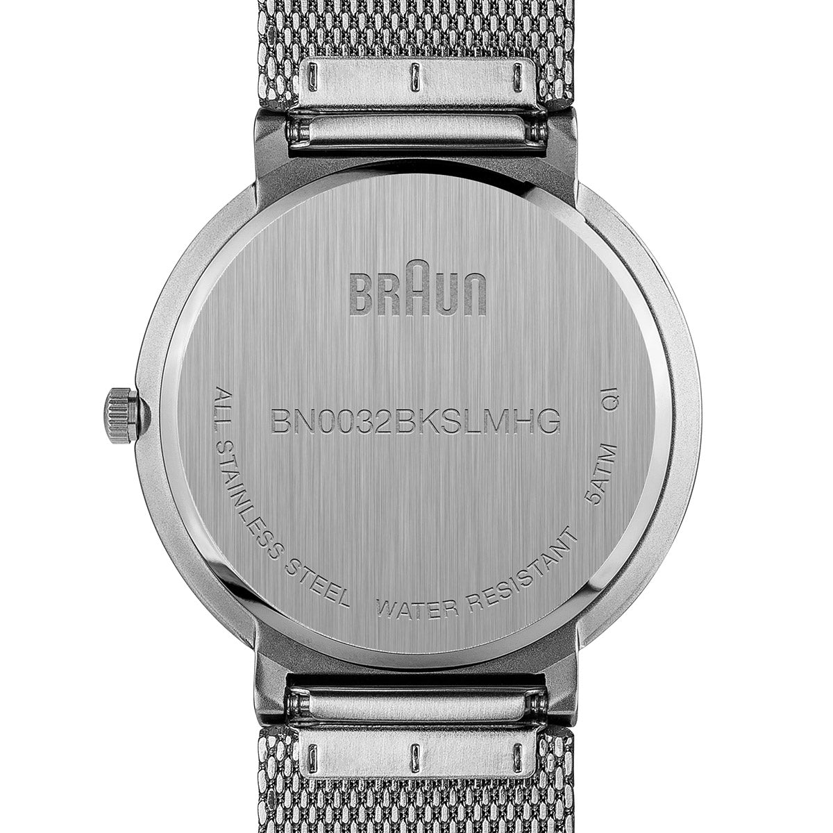 BRAUN ブラウン 腕時計 メンズ レディース BN0032BKSLMHG ブラック×シルバー メッシュ