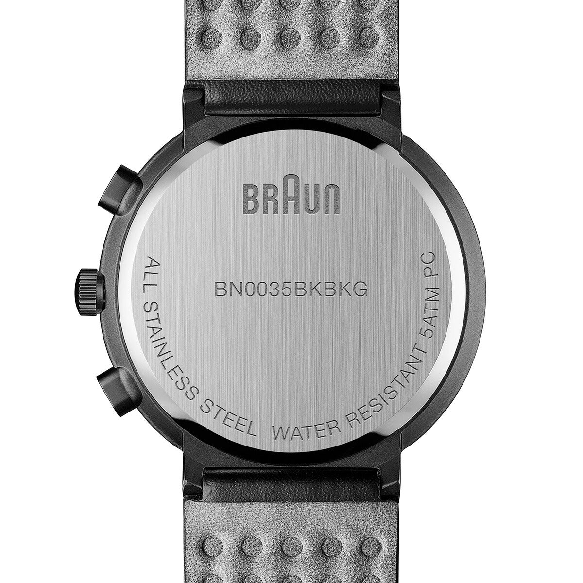 BRAUN ブラウン 腕時計 メンズ レディース BN0035BKBKG クロノグラフ ブラック レザー