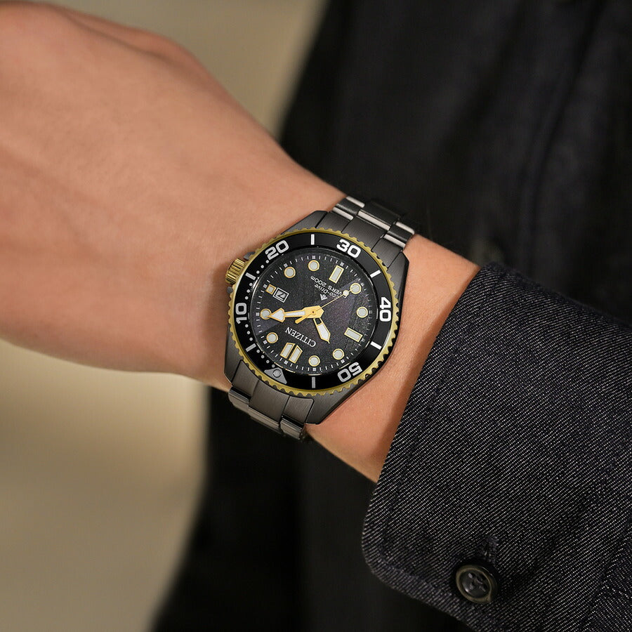 シチズン プロマスター マリン エコドライブ 限定 腕時計 メンズ BN0264-53E ダイバーズウオッチ ソーラー CITIZEN PROMASTER MARINE LIGHT in BLACK Eco-Drive 50th Anniversary Edition【2026 新作】