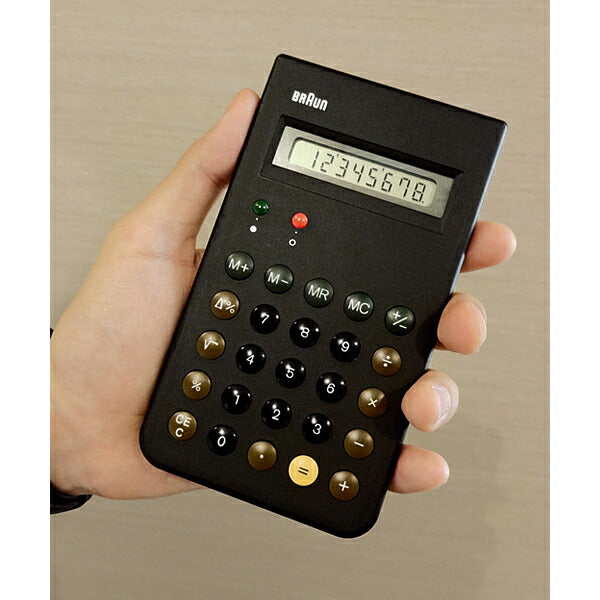 BRAUN ブラウン 電卓 計算機 カリキュレーター Calculator BNE001BK ブラック 復刻モデル