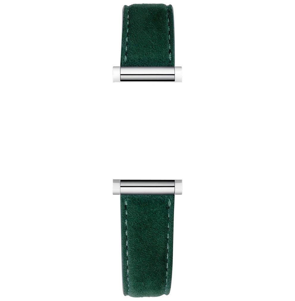 エルブラン HERBELIN アンタレス ANTARES 専用 替えバンド ベルト レディース BRAC17048A108 シングル ストラップ シルバー VELOURS VERT SAPIN フォレストグリーン