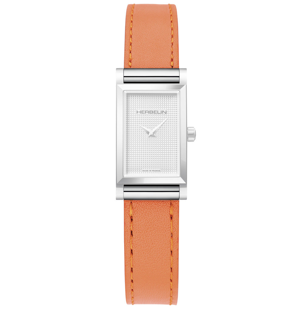 エルブラン HERBELIN アンタレス ANTARES 専用 替えバンド ベルト レディース BRAC17048A18 シングル ストラップ シルバー ORANGE オレンジ