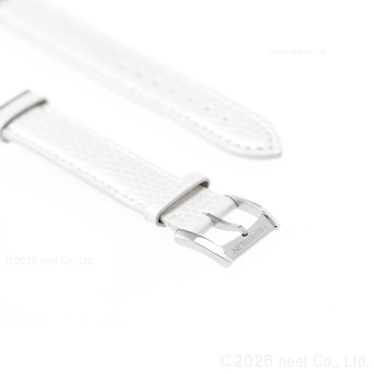 エルブラン HERBELIN アンタレス ANTARES 専用 替えバンド ベルト レディース BRAC17048A19 シングル ストラップ シルバー IGUANA BLANC リザード ホワイト