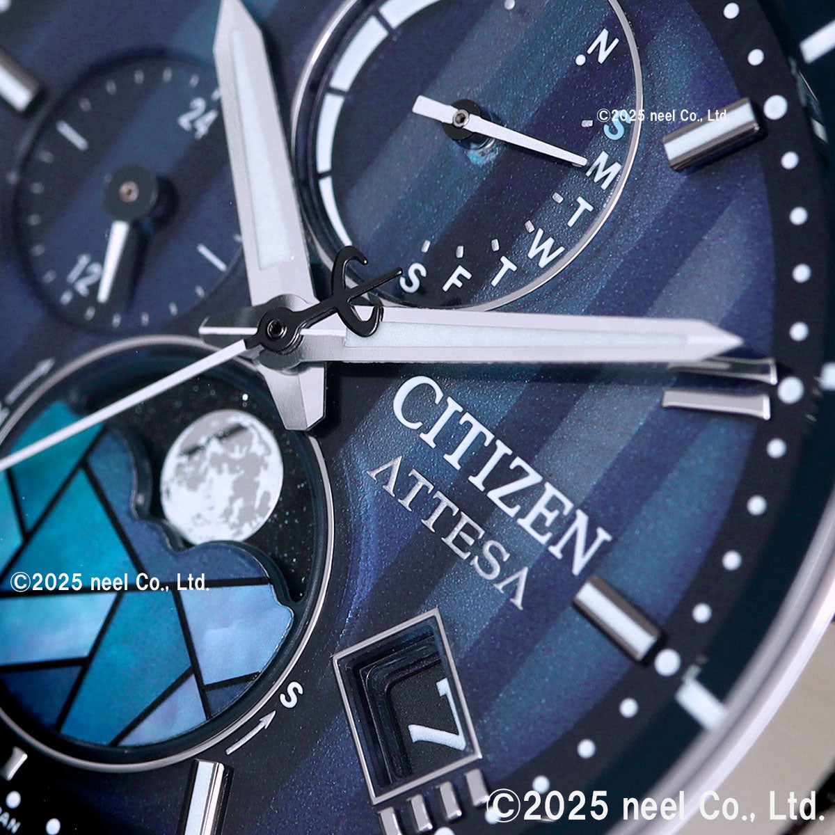 シチズン アテッサ CITIZEN ATTESA エコドライブ 電波時計 限定 腕時計 ペア メンズ ダイレクトフライト ムーンフェイズ BY1000-51L DEAR Collection【2025 新作】