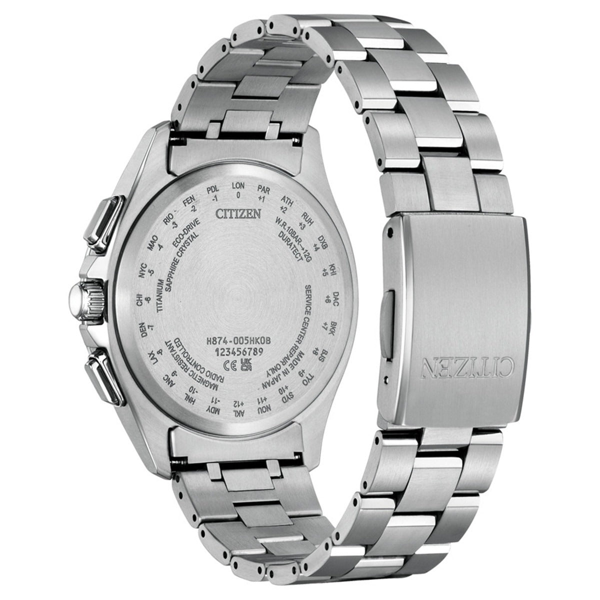 シチズン アテッサ CITIZEN ATTESA エコドライブ 電波時計 限定 腕時計 ペア メンズ ダイレクトフライト ムーンフェイズ BY1000-51L DEAR Collection【2025 新作】