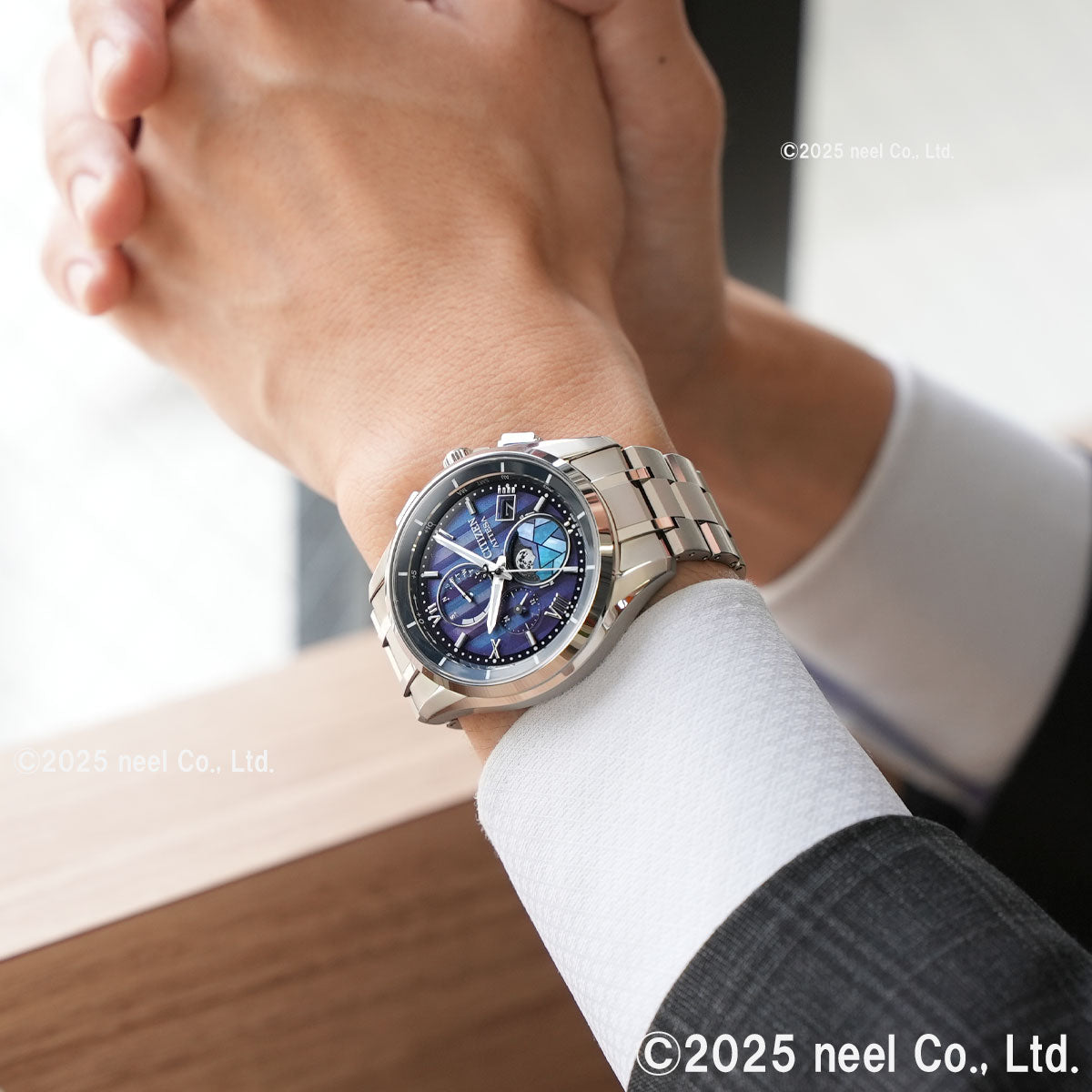 シチズン アテッサ CITIZEN ATTESA エコドライブ 電波時計 限定 腕時計 ペア メンズ ダイレクトフライト ムーンフェイズ BY1000-51L DEAR Collection【2025 新作】