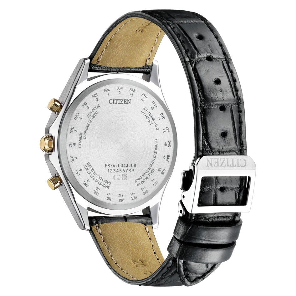 シチズン エクシード CITIZEN EXCEED エコドライブ 電波時計 「中秋の