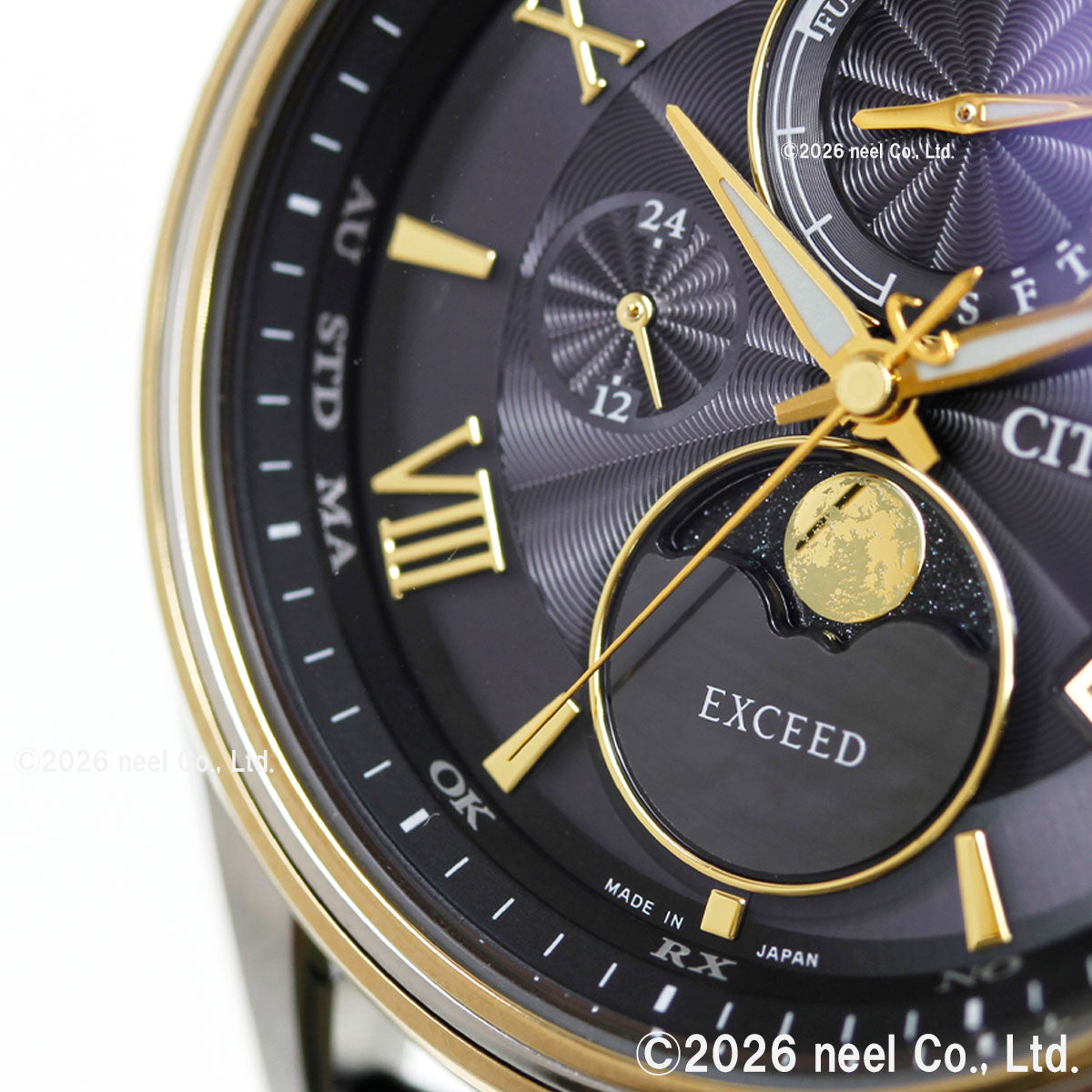 シチズン エクシード CITIZEN EXCEED エコドライブ 電波時計 「中秋の