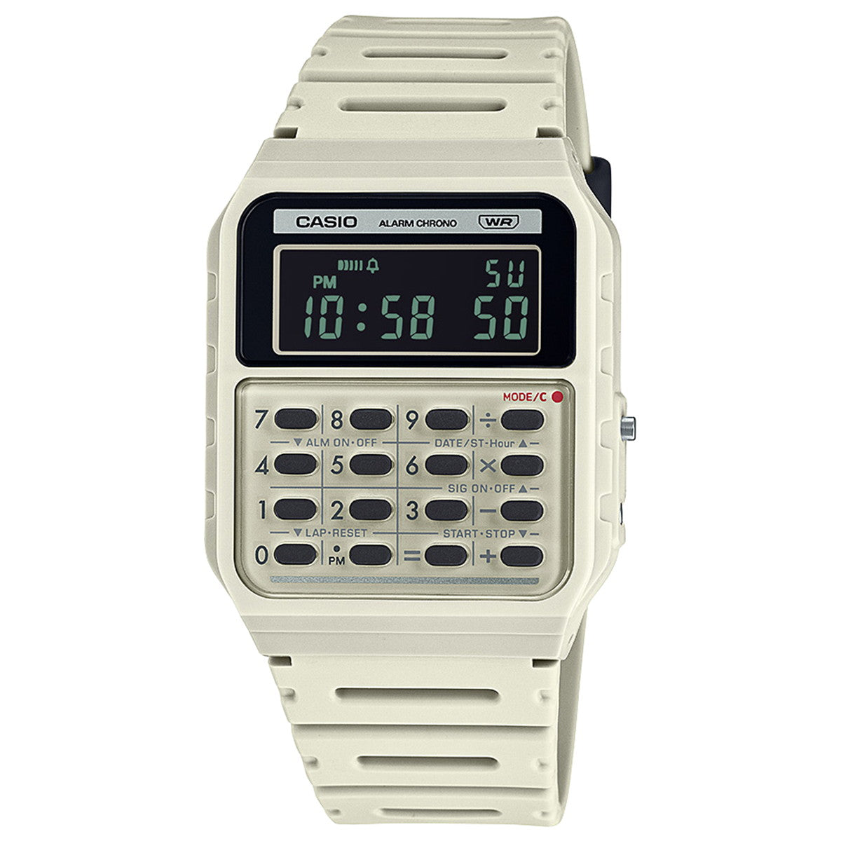 カシオ クラシック CASIO CLASSIC デジタル 限定モデル 腕時計 CA-53WB-8BJF パーソナル電卓 カシオミニ オマージュ Heritage Colors アイボリー【2024 新作】