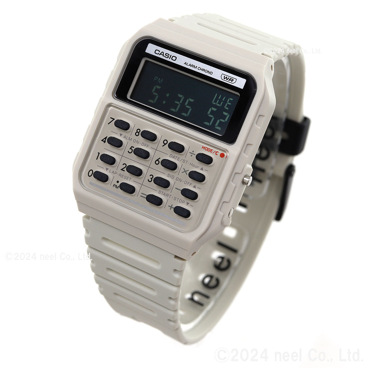 カシオ クラシック CASIO CLASSIC デジタル 限定モデル 腕時計 CA-53WB-8BJF パーソナル電卓 カシオミニ オマージュ Heritage Colors アイボリー【2024 新作】