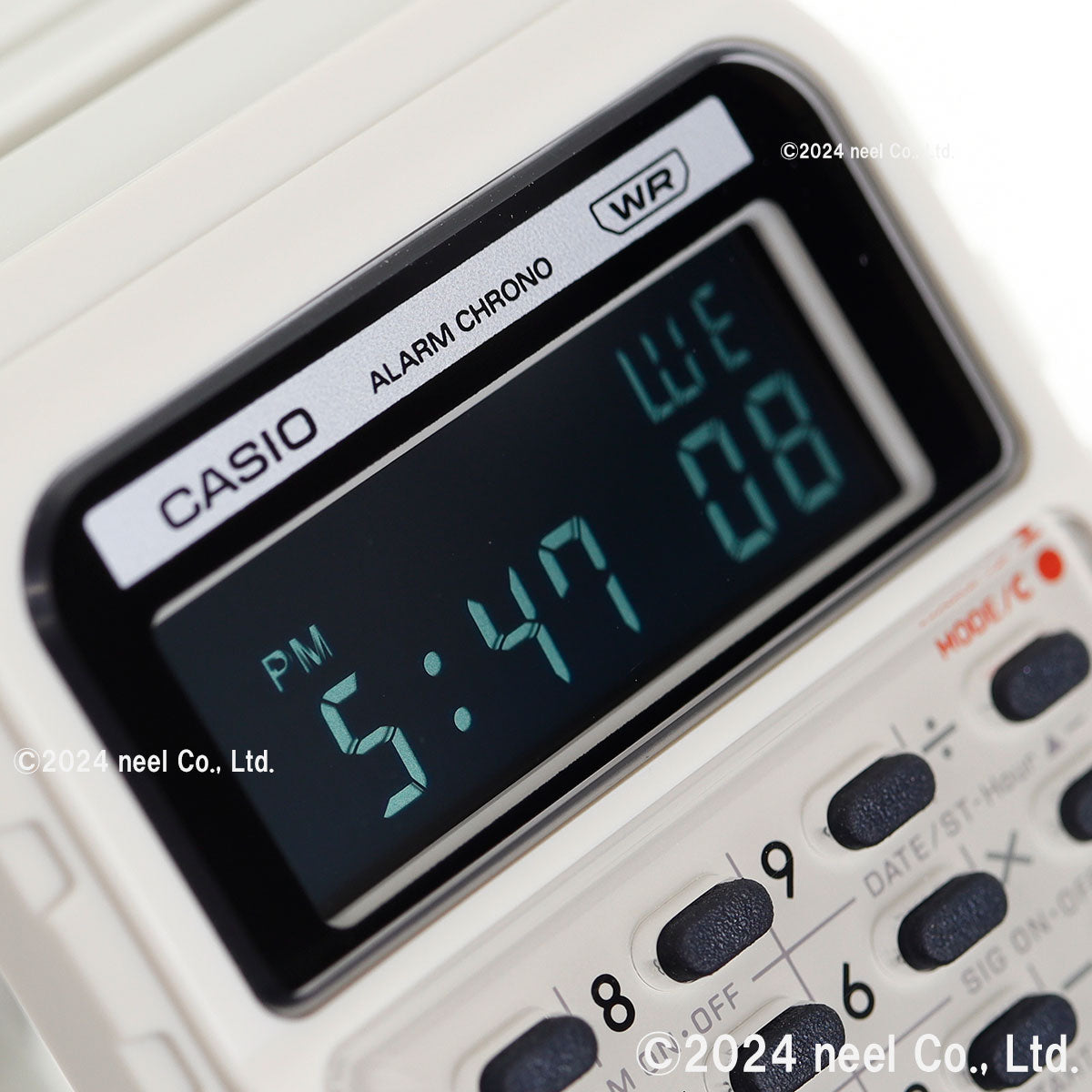 カシオ クラシック CASIO CLASSIC デジタル 限定モデル 腕時計 CA-53WB-8BJF パーソナル電卓 カシオミニ オマージュ Heritage Colors アイボリー【2024 新作】