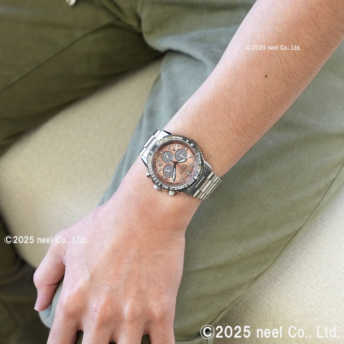 シチズン プロマスター スカイ CITIZEN PROMASTER SKY エコドライブ 電波時計 腕時計 メンズ CA4664-60X サーモン【2025 新作】