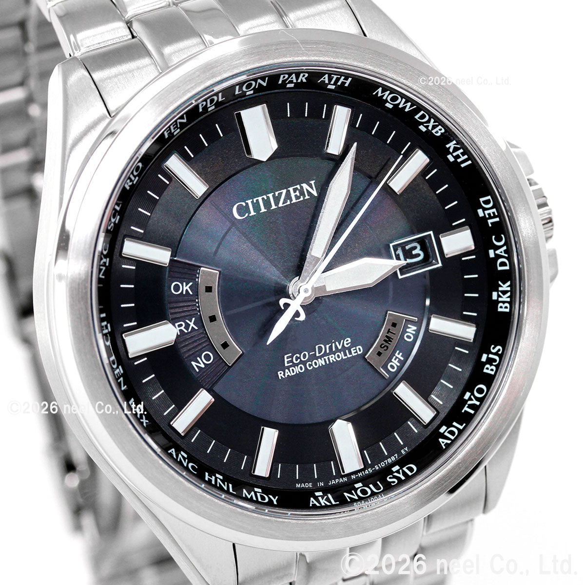 シチズン CITIZEN コレクション エコ・ドライブ Eco-Drive 電波腕時計 メンズ ワールドタイム モデル CB0011-69L