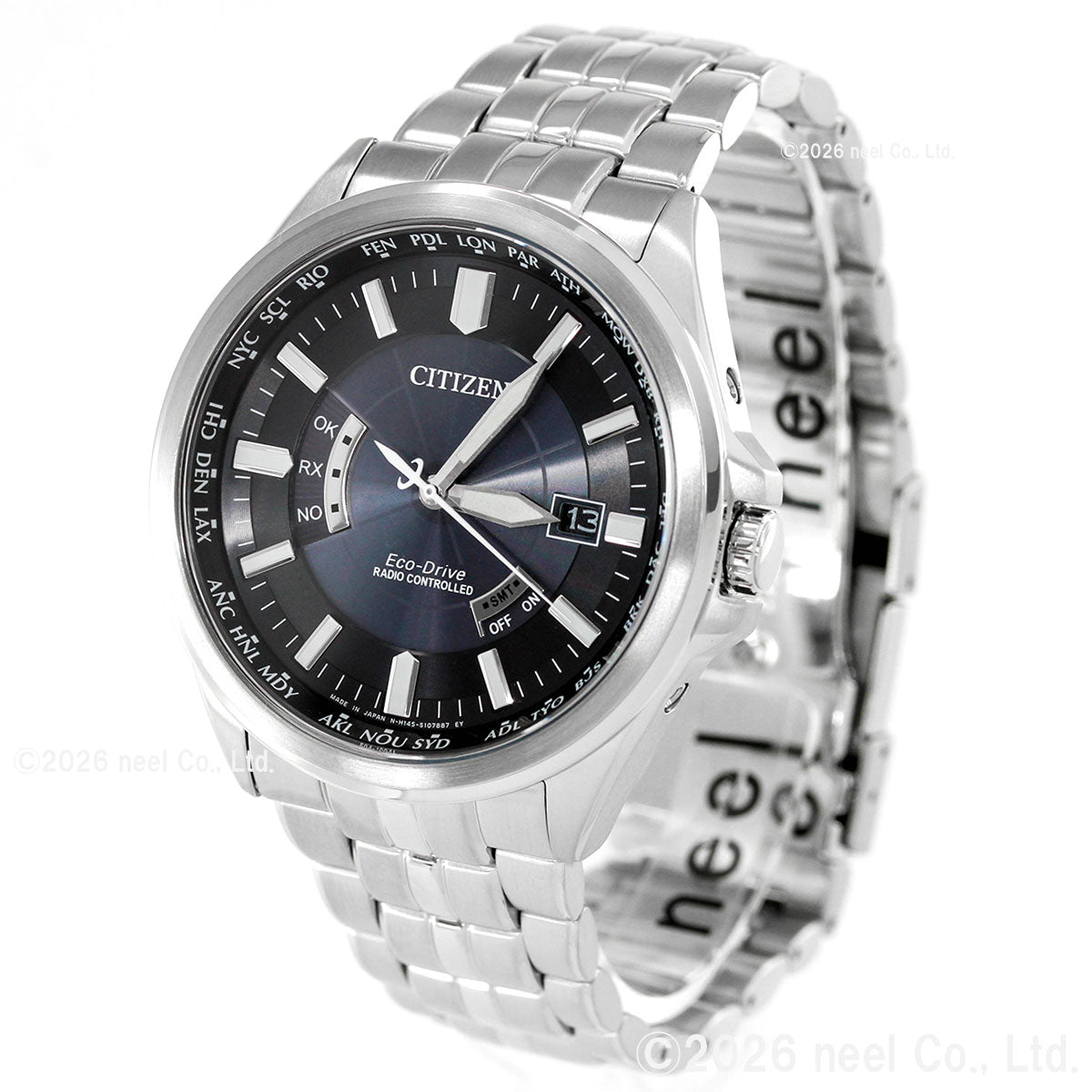 シチズン CITIZEN コレクション エコ・ドライブ Eco-Drive 電波腕時計 メンズ ワールドタイム モデル CB0011-69L