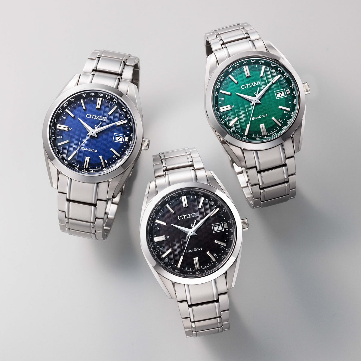 シチズンコレクション CITIZEN COLLECTION エコドライブ 電波時計 ダイレクトフライト 腕時計 メンズ CB0261-53W【2025 新作】