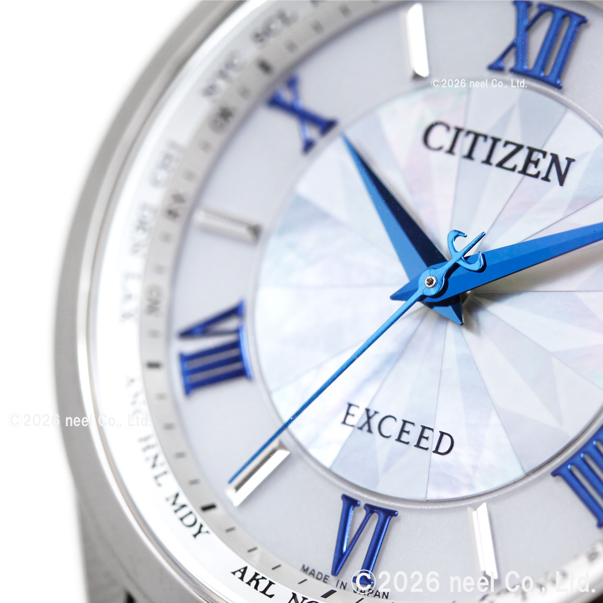 シチズン エクシード CITIZEN EXCEED エコドライブ 電波時計 ダイレクトフライト ペア 限定モデル 腕時計 メンズ CB1080-52W 和傘【2026 新作】