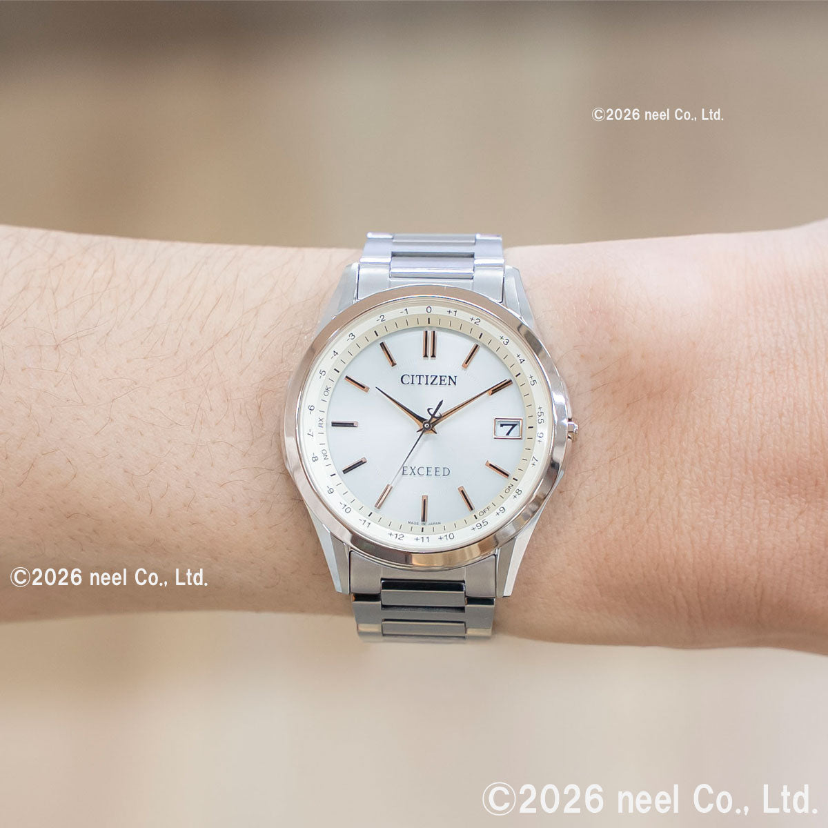 シチズン エクシード CITIZEN EXCEED エコドライブ 電波時計 ダイレクトフライト メンズ 腕時計 ペア CB1115-50B【2026 新作】