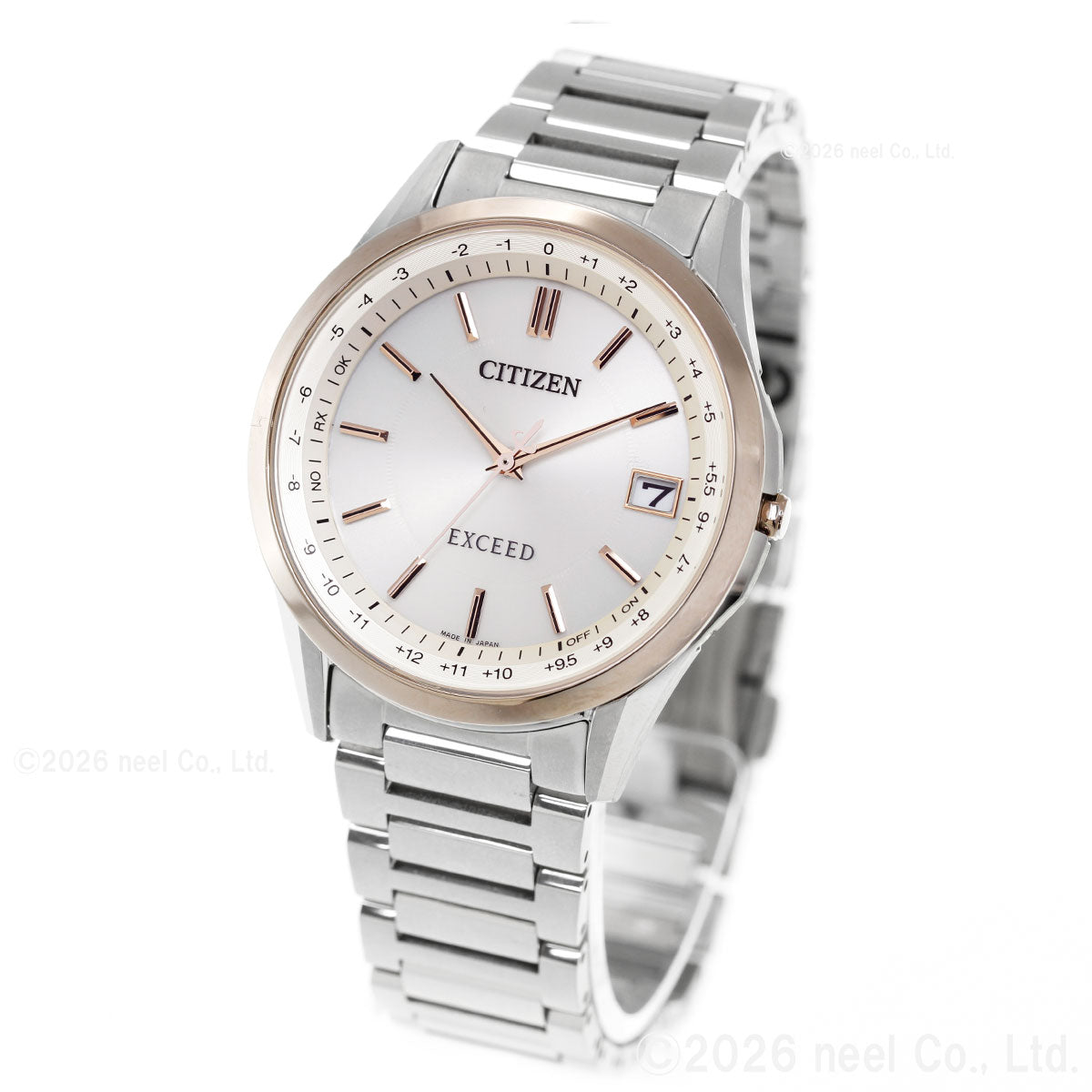 シチズン エクシード CITIZEN EXCEED エコドライブ 電波時計 ダイレクトフライト メンズ 腕時計 ペア CB1115-50B【2026 新作】