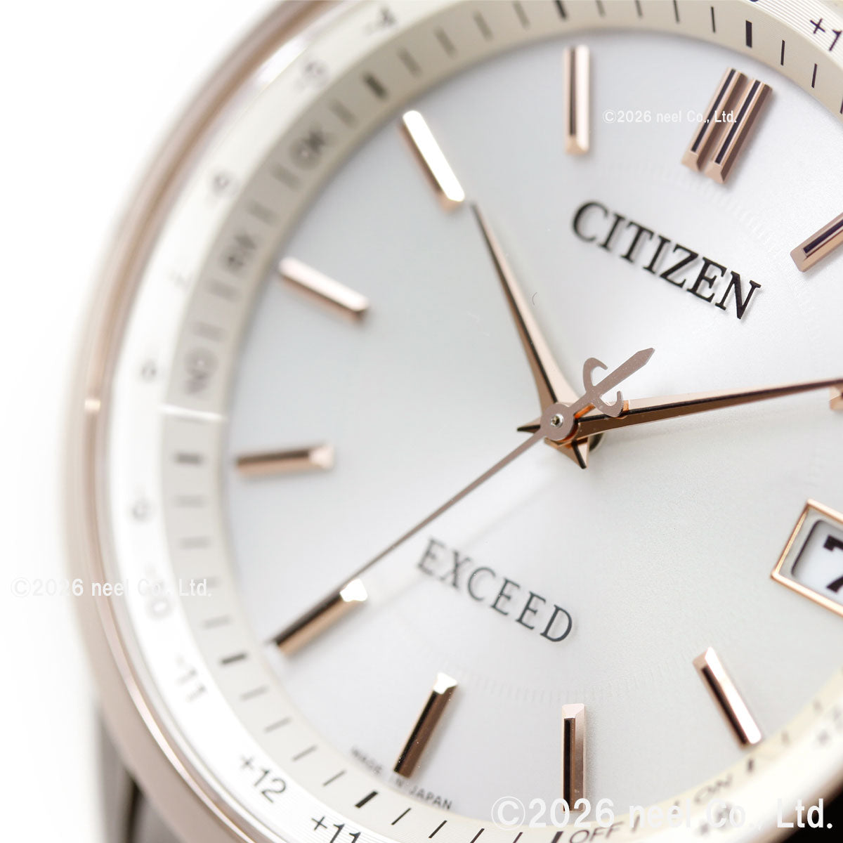 シチズン エクシード CITIZEN EXCEED エコドライブ 電波時計 ダイレクトフライト メンズ 腕時計 ペア CB1115-50B【2026 新作】