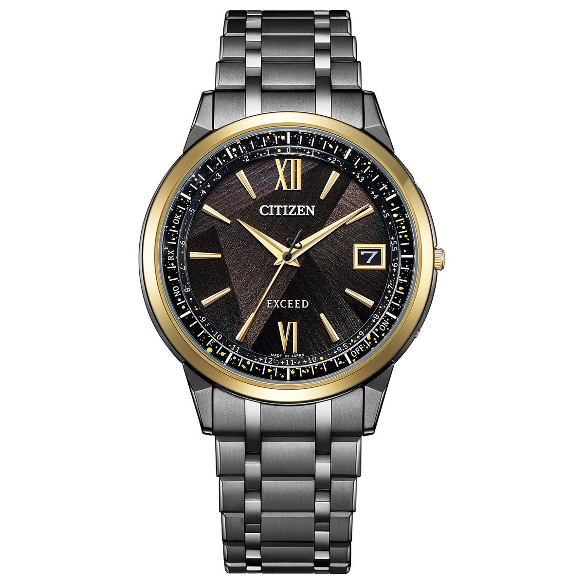 シチズン エクシード CITIZEN EXCEED エコドライブ 電波時計 限定 腕時計 メンズ CB1147-61E ダイレクトフライト LIGHT in BLACK Eco-Drive 50th Anniversary Edition【2026 新作】