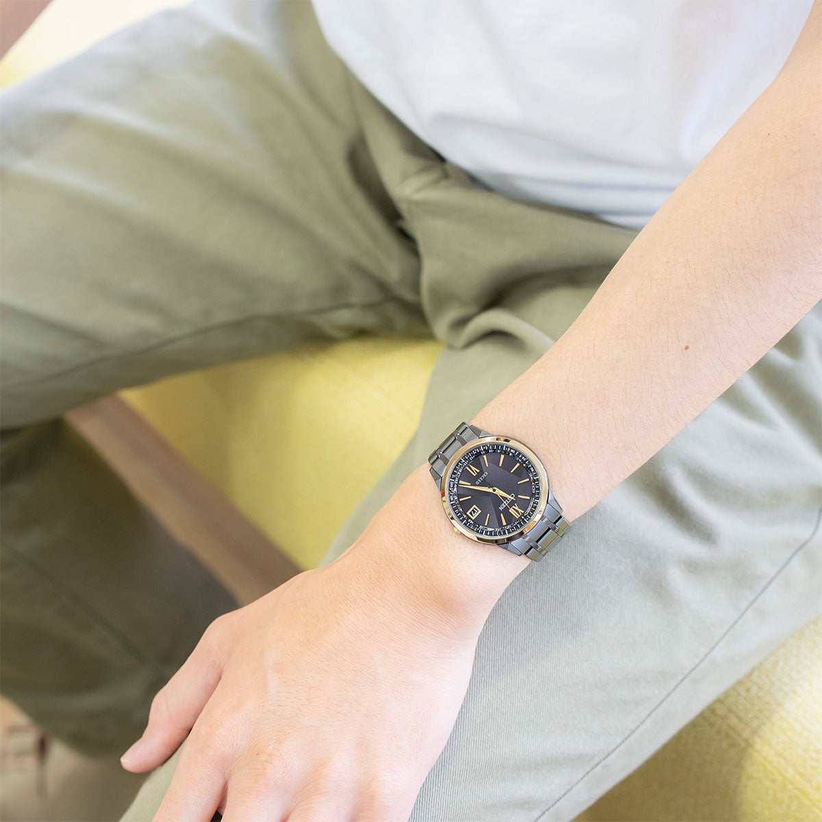 シチズン エクシード CITIZEN EXCEED エコドライブ 電波時計 限定 腕時計 メンズ CB1147-61E ダイレクトフライト LIGHT in BLACK Eco-Drive 50th Anniversary Edition【2026 新作】