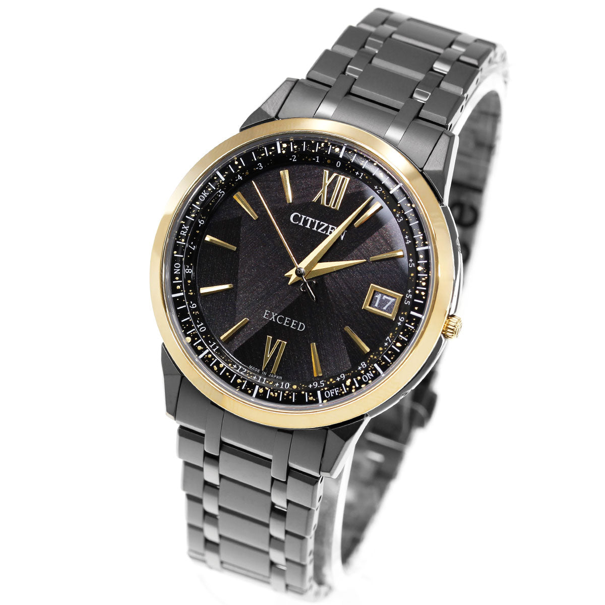 シチズン エクシード CITIZEN EXCEED エコドライブ 電波時計 限定 腕時計 メンズ CB1147-61E ダイレクトフライト LIGHT in BLACK Eco-Drive 50th Anniversary Edition【2026 新作】