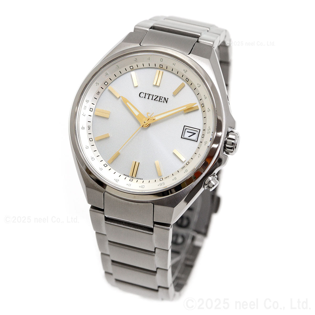 シチズンコレクション CITIZEN COLLECTION エコドライブ 電波時計 ダイレクトフライト 腕時計 メンズ CB1160-55A アイボリー【2026 新作】