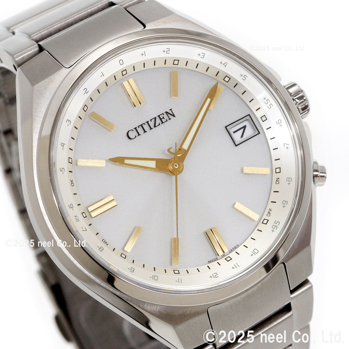 シチズンコレクション CITIZEN COLLECTION エコドライブ 電波時計 ダイレクトフライト 腕時計 メンズ CB1160-55A アイボリー【2026 新作】