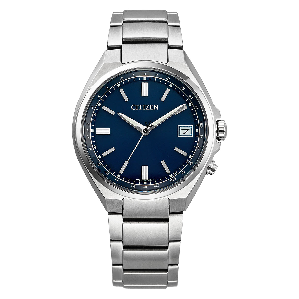 シチズンコレクション CITIZEN COLLECTION エコドライブ 電波時計 ダイレクトフライト 腕時計 メンズ CB1160-55L ネイビー【2026 新作】