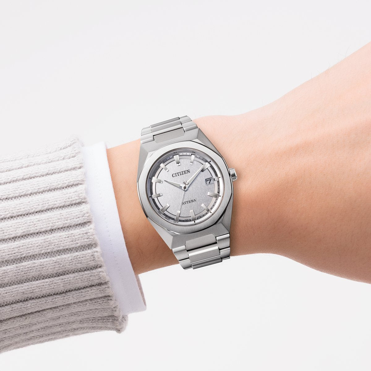 シチズン アテッサ CITIZEN ATTESA エコドライブ 電波時計 腕時計