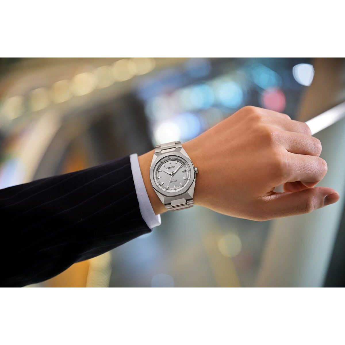 シチズン アテッサ CITIZEN ATTESA エコドライブ 電波時計 腕時計 メンズ CB3040-56H ダイレクトフライト ACT Line【2026 新作】