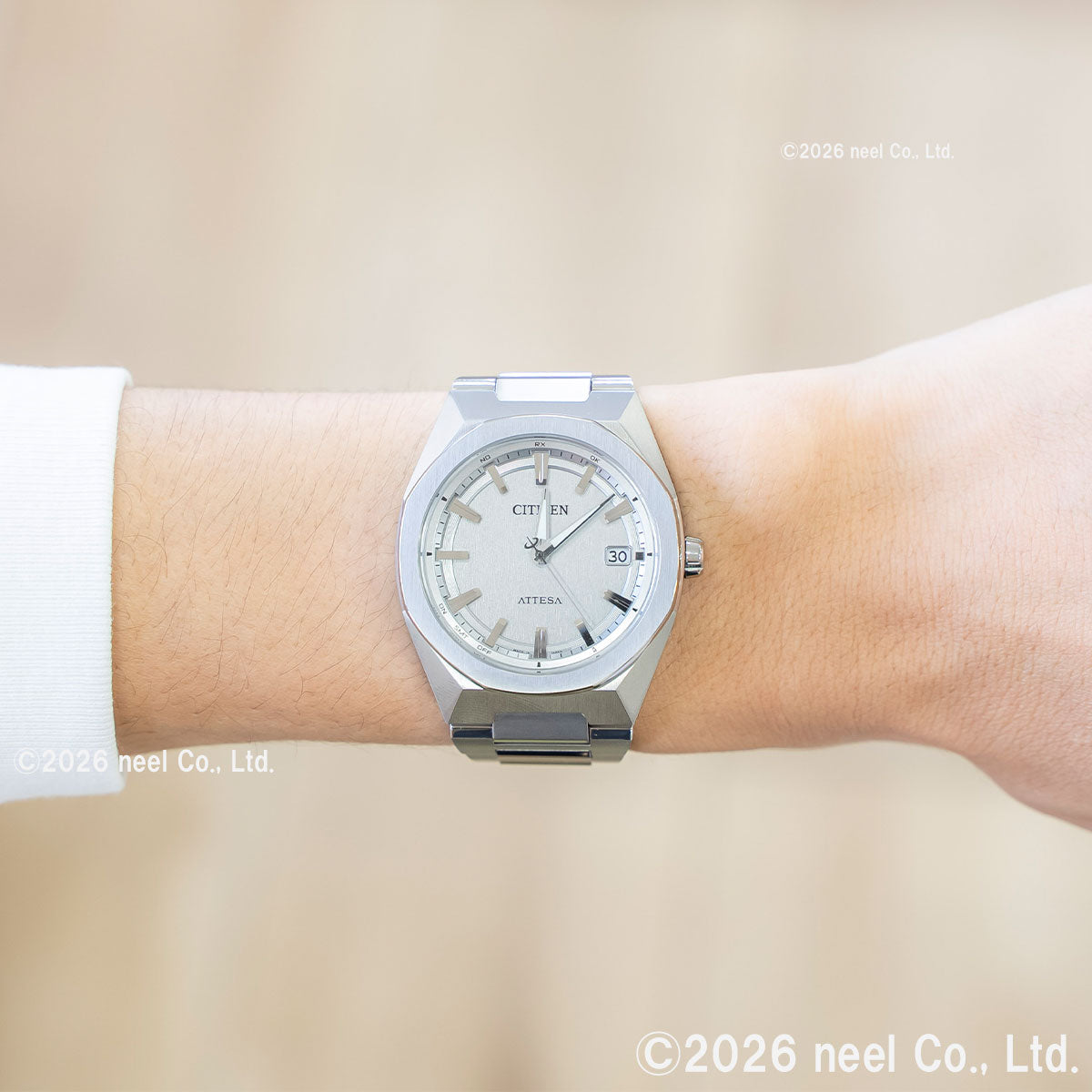 シチズン アテッサ CITIZEN ATTESA エコドライブ 電波時計 腕時計 メンズ CB3040-56H ダイレクトフライト ACT Line【2026 新作】