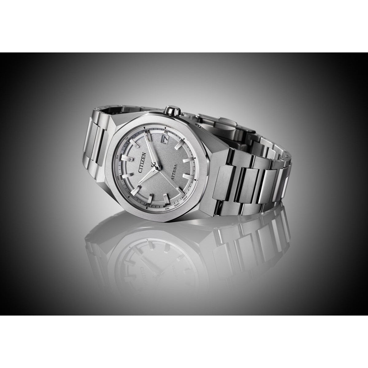 シチズン アテッサ CITIZEN ATTESA エコドライブ 電波時計 腕時計 メンズ CB3040-56H ダイレクトフライト ACT Line【2026 新作】
