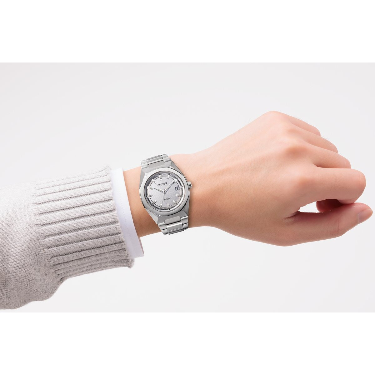 シチズン アテッサ CITIZEN ATTESA エコドライブ 電波時計 腕時計 メンズ CB3040-56H ダイレクトフライト ACT Line【2026 新作】