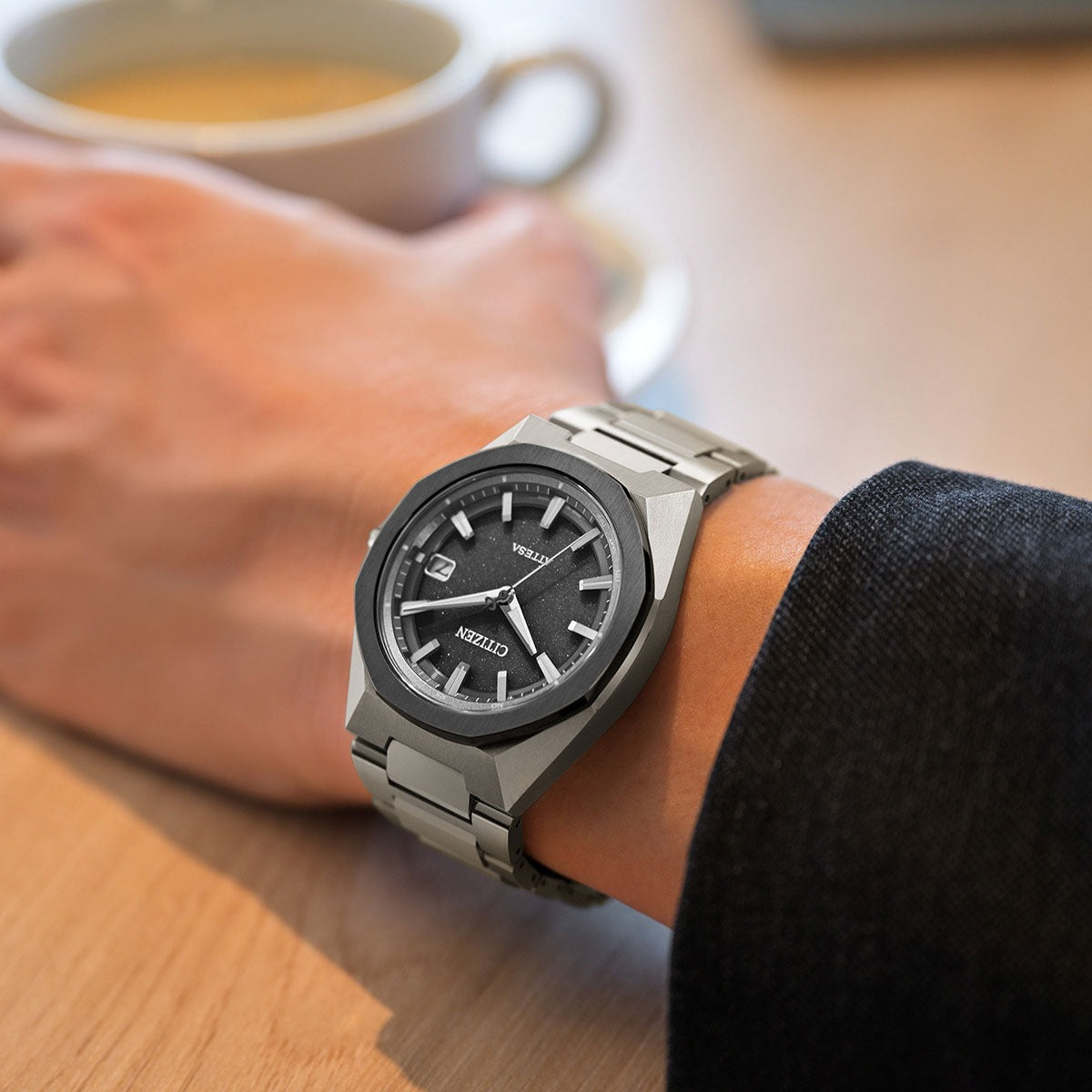 シチズン アテッサ CITIZEN ATTESA エコドライブ 電波時計 腕時計 メンズ CB3044-55E ダブルダイレクトフライト ACT Line【2025 新作】