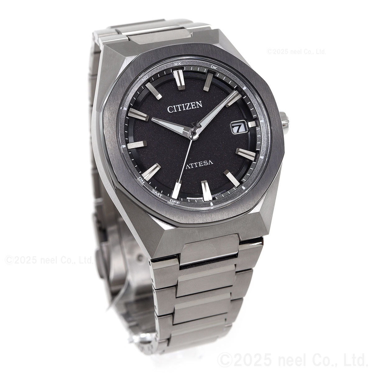 シチズン アテッサ CITIZEN ATTESA エコドライブ 電波時計 腕時計 メンズ CB3044-55E ダブルダイレクトフライト ACT Line【2025 新作】
