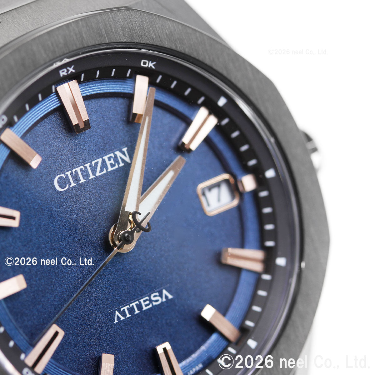 シチズン アテッサ CITIZEN ATTESA エコドライブ 電波時計 腕時計 メンズ CB3045-61L ダイレクトフライト ACT Line Black Titanium Series【2026 新作】