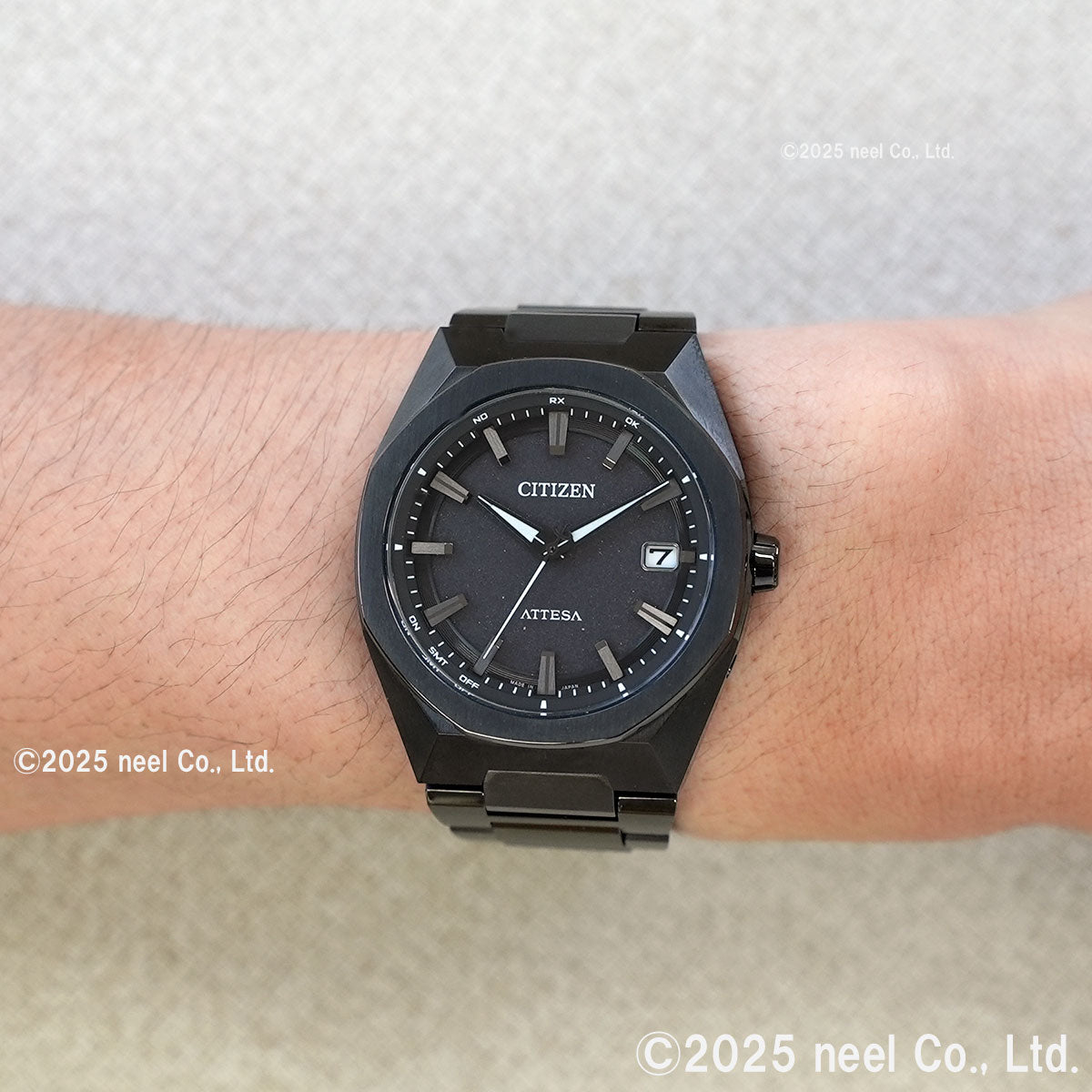 シチズン アテッサ CITIZEN ATTESA エコドライブ 電波時計 限定 腕時計 CB3046-76E ダイレクトフライト ACT Line Blue Universe Collection 第2弾【2025 新作】