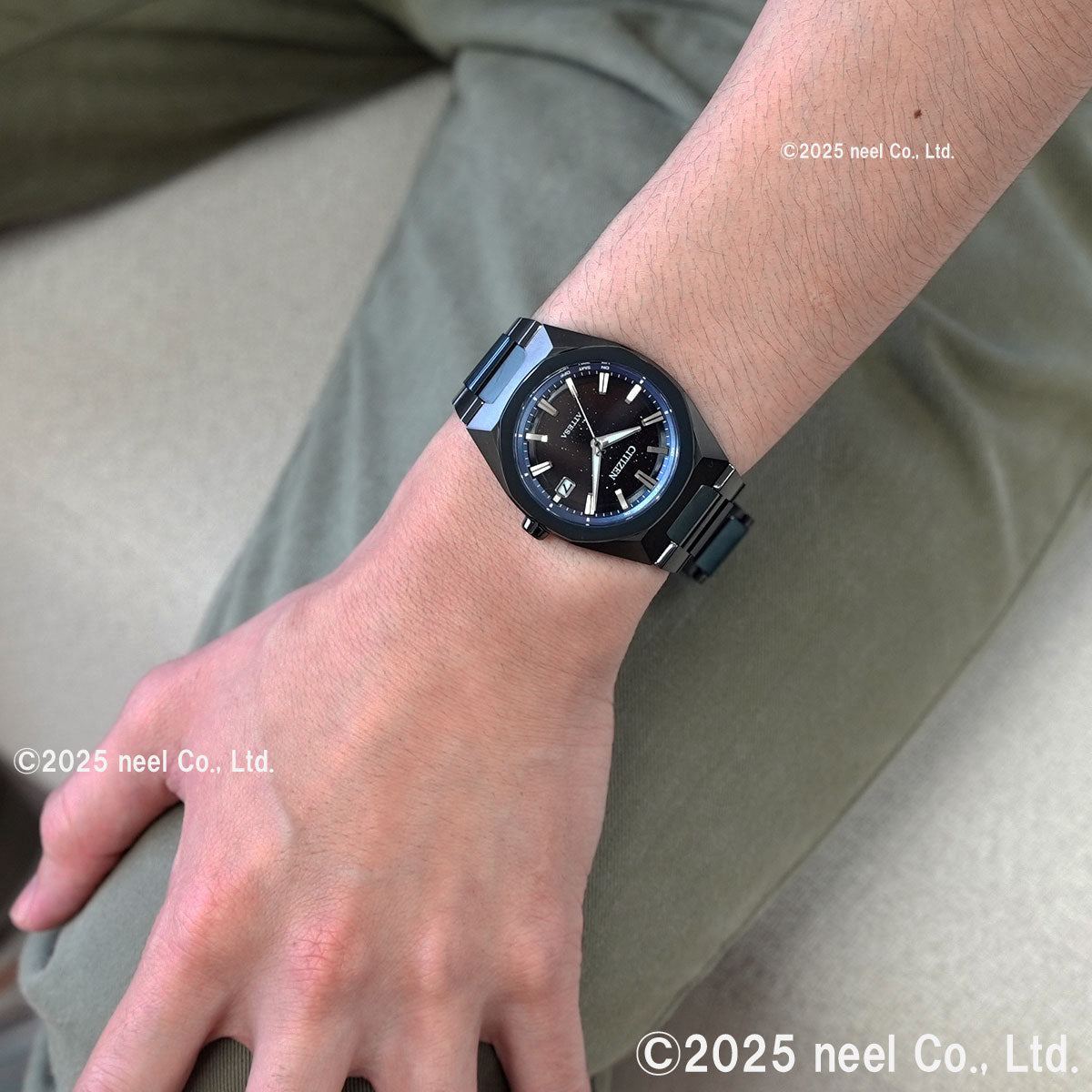 シチズン アテッサ CITIZEN ATTESA エコドライブ 電波時計 限定 腕時計 CB3046-76E ダイレクトフライト ACT Line Blue Universe Collection 第2弾【2025 新作】