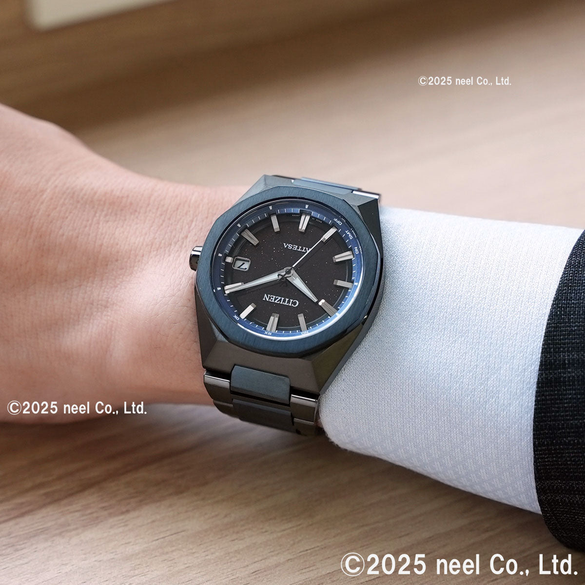 シチズン アテッサ CITIZEN ATTESA エコドライブ 電波時計 限定 腕時計 CB3046-76E ダイレクトフライト ACT Line Blue Universe Collection 第2弾【2025 新作】