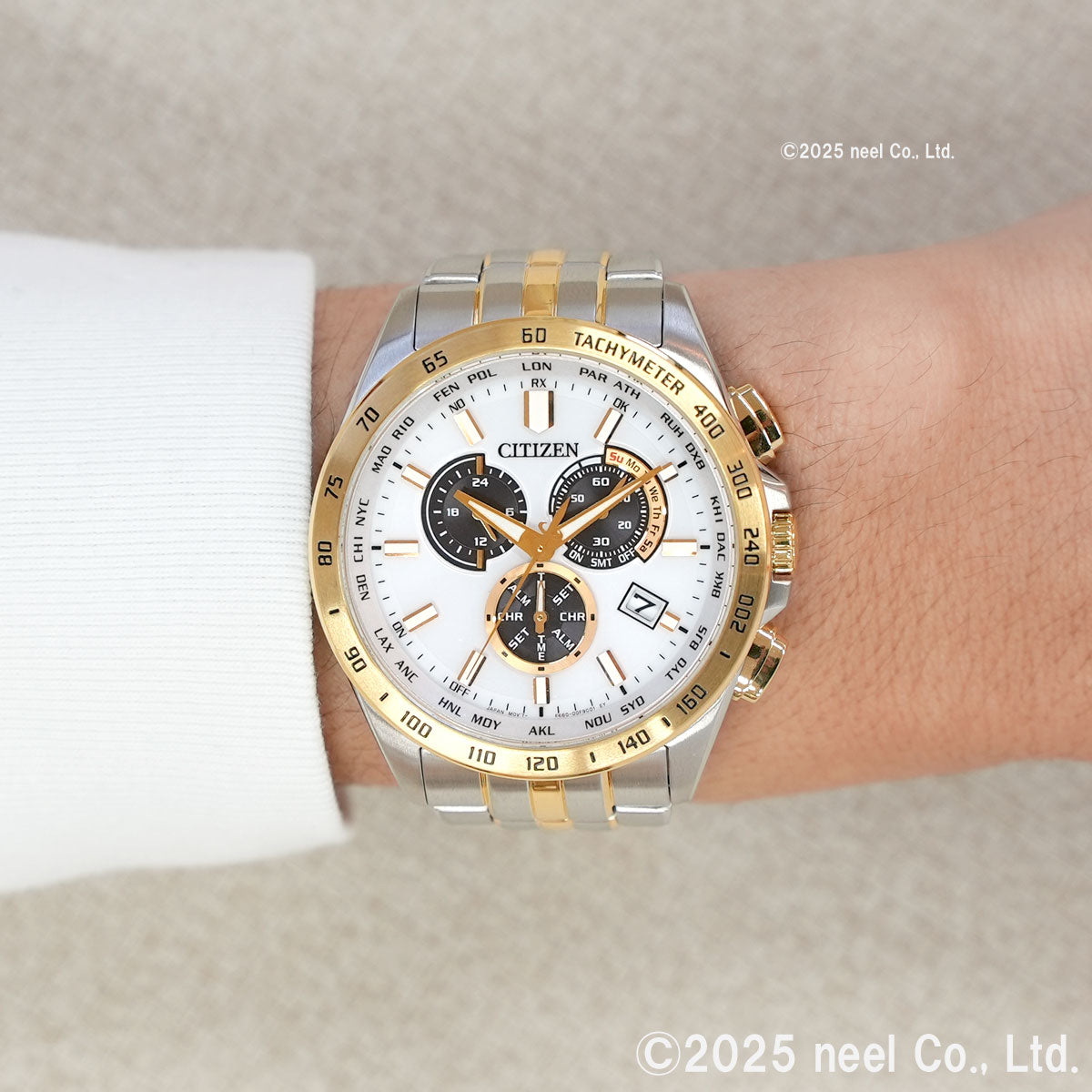 シチズンコレクション CITIZEN COLLECTION エコドライブ 電波時計 腕時計 メンズ ダイレクトフライト CB5874-65A