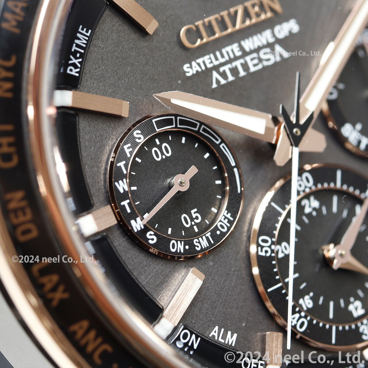 シチズン アテッサ CITIZEN ATTESA エコドライブ GPS衛星電波時計 腕時計 メンズ CC4074-61W ダブルダイレクトフライト ACT Line【2024 新作】