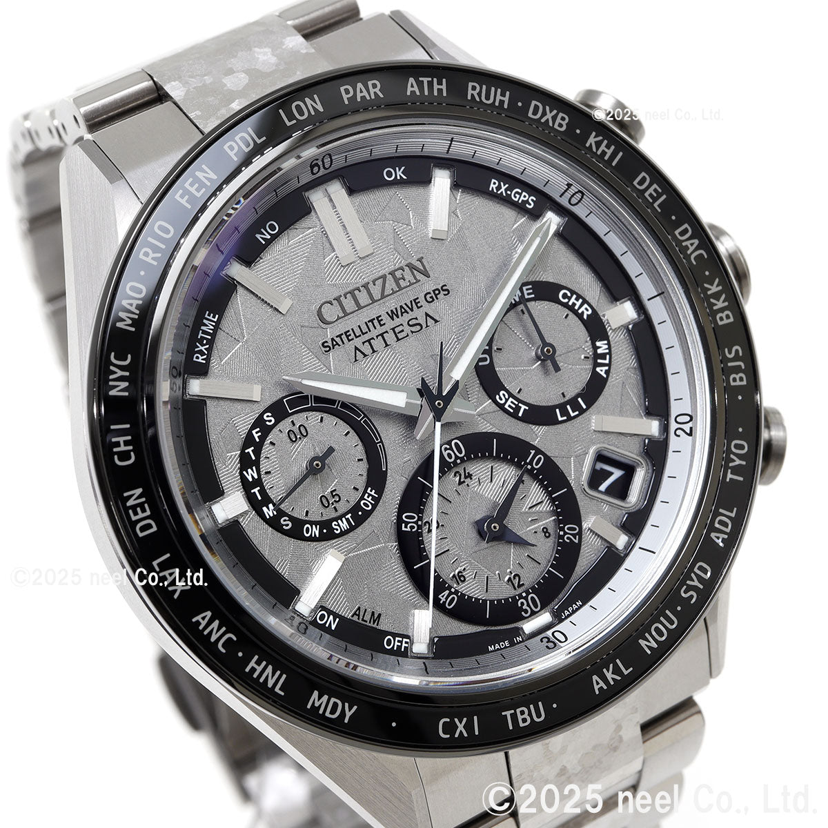 シチズン アテッサ CITIZEN ATTESA エコドライブ GPS衛星電波時計 限定 CC4076-65A ダブルダイレクトフライト ACT Line Platinum Shine Collection