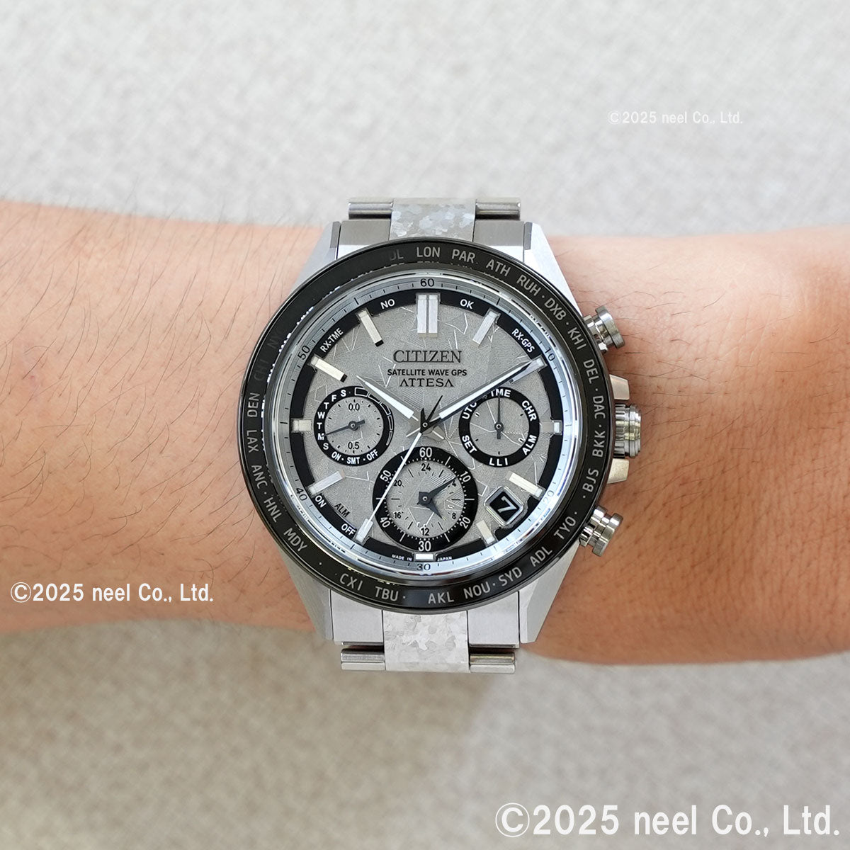 シチズン アテッサ CITIZEN ATTESA エコドライブ GPS衛星電波時計 限定 CC4076-65A ダブルダイレクトフライト ACT Line Platinum Shine Collection