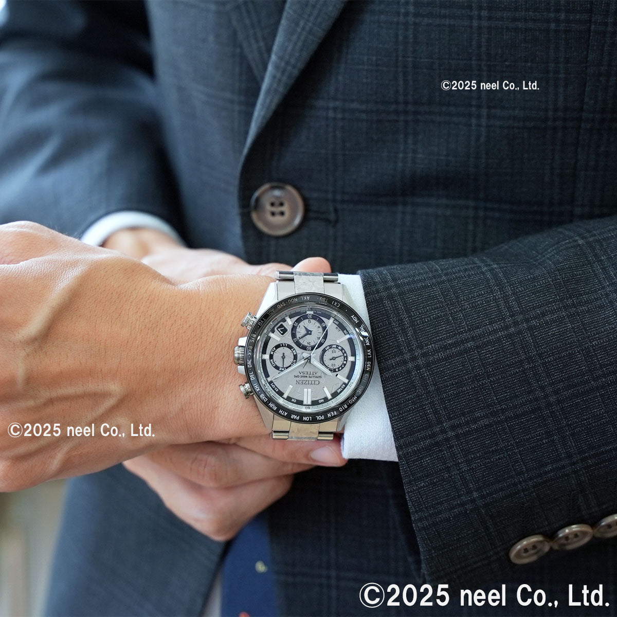 シチズン アテッサ CITIZEN ATTESA エコドライブ GPS衛星電波時計 限定 CC4076-65A ダブルダイレクトフライト ACT Line Platinum Shine Collection