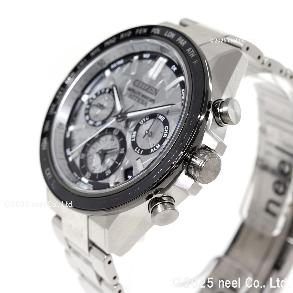 シチズン アテッサ CITIZEN ATTESA エコドライブ GPS衛星電波時計 限定 CC4076-65A ダブルダイレクトフライト ACT Line Platinum Shine Collection